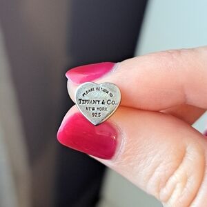 One (1) Tiffany & Co. Return To Tiffany Heart Tag Stud Earring
